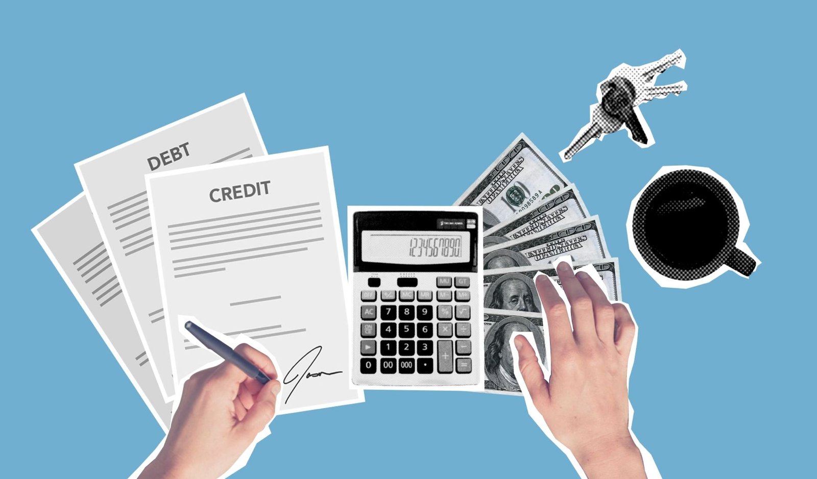 Working out an interest-free medical bill payment plan rather than using a medical credit card