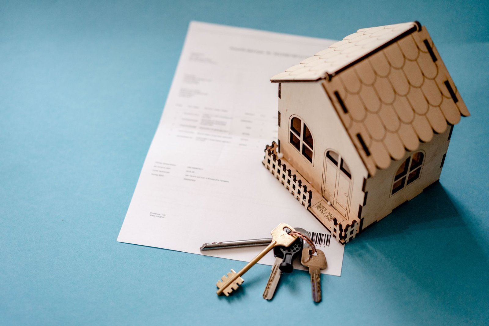 Mortgage paperwork, where credit score and loan-to-value adjust the rate a borrower is offered